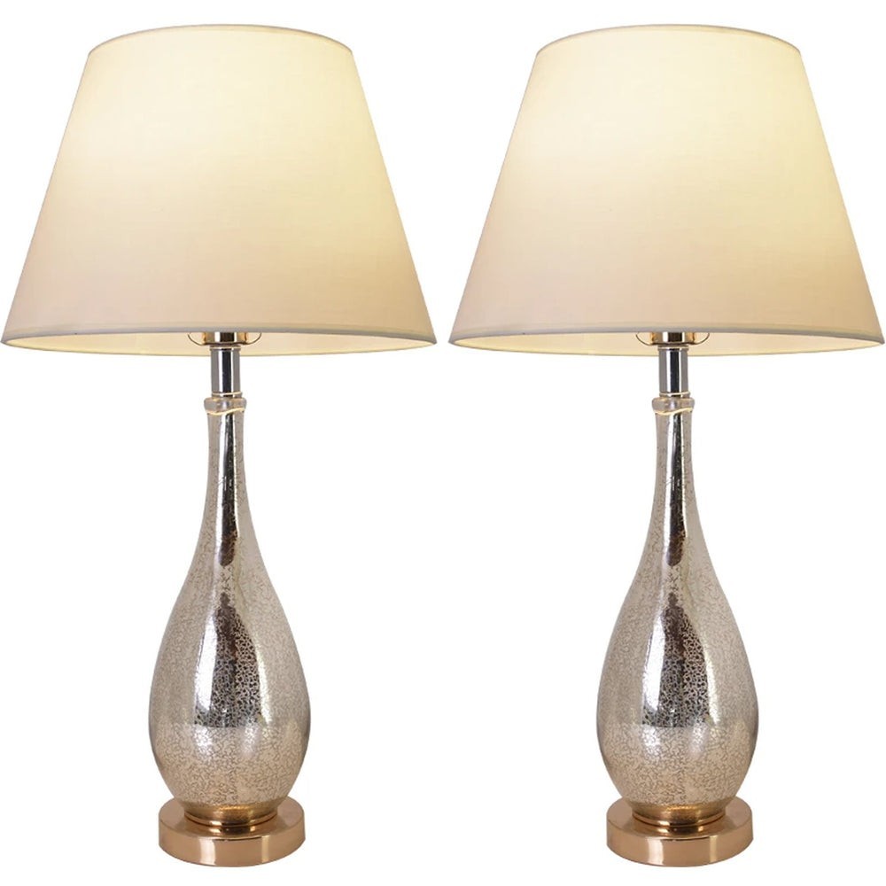 Lola Little 28" Table Lamp (Set Of 2) - Gold Mercury Lola Little 28" Table Lamp (Set Of 2) - Gold Mercury