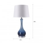 Melati 28" Table Lamp (Set Of 2) - Blue Ombre