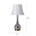 Melati 28" Table Lamp With Foldable Lampshade (Set Of 2)