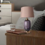 Bebspiro 27" Table Lamp (Single) - Dark Red