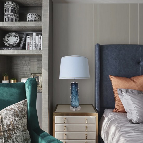 Jacinto 27" Table Lamp (Single) - Blue