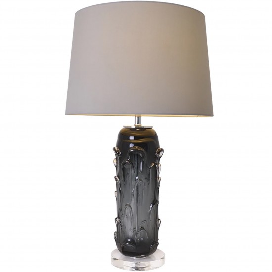 Jacinto 27" Table Lamp (Single) - Smoke Grey