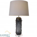 Jacinto 27" Table Lamp (Single) - Smoke Grey