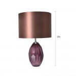Muge Little 21" Table Lamp (Single) - Purple
