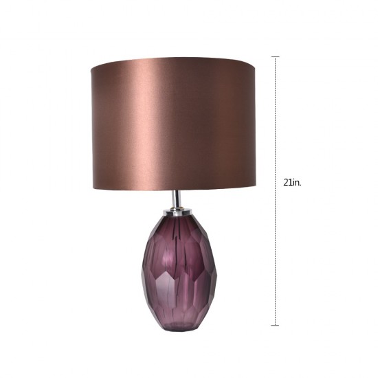 Muge Little 21" Table Lamp (Single) - Purple