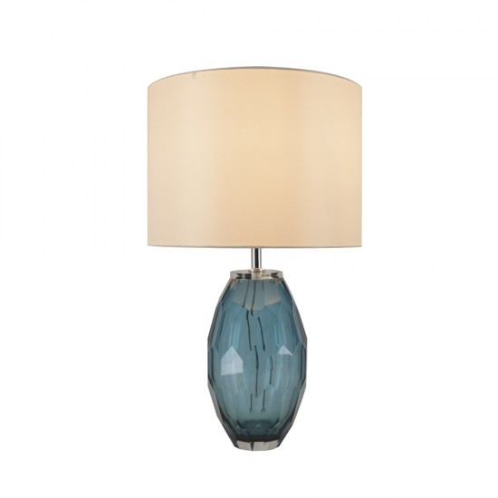 Muge Little 21" Table Lamp (Single) - Blue