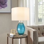 Muge 25" Table Lamp (Single) - Blue