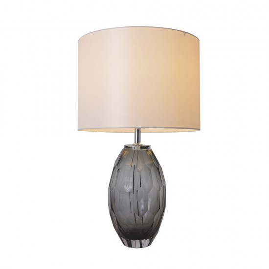 Muge 25" Table Lamp (Single) - Grey