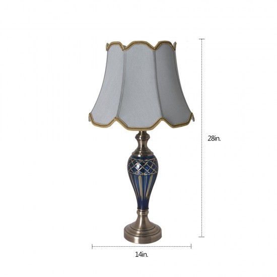 Piatunnia 28" Table Lamp (Set Of 2) - Blue