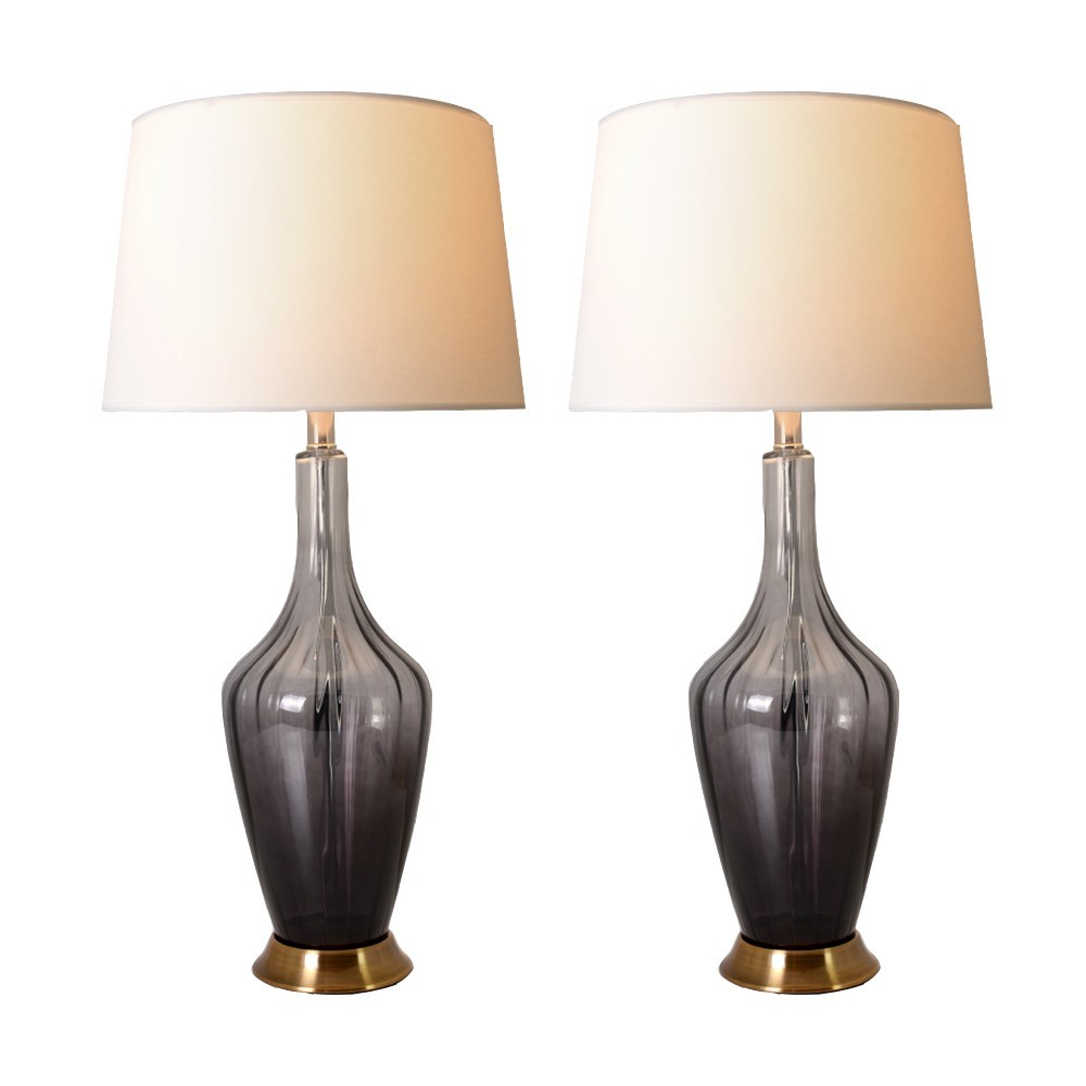 Clavel 31" Table Lamp (Set Of 2) - Grey Ombre