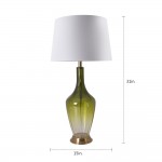 Clavel 31" Table Lamp (Set Of 2) - Green Ombre