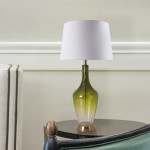 Clavel 31" Table Lamp (Set Of 2) - Green Ombre