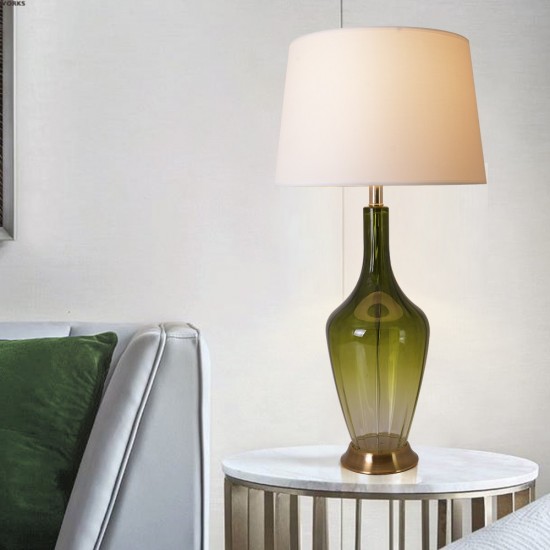 Clavel 31" Table Lamp (Set Of 2) - Green Ombre