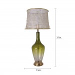 Clavel 31" Table Lamp With Foldable&Translucent Golden Yarn Lampshade (Set Of 2)