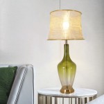 Clavel 31" Table Lamp With Foldable&Translucent Golden Yarn Lampshade (Set Of 2)