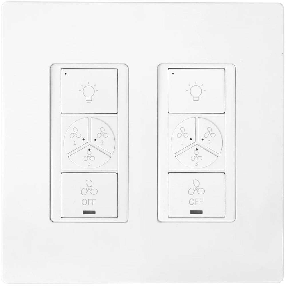 Pilot Smart Wall Switch For Ceiling Fans(2-Gang)