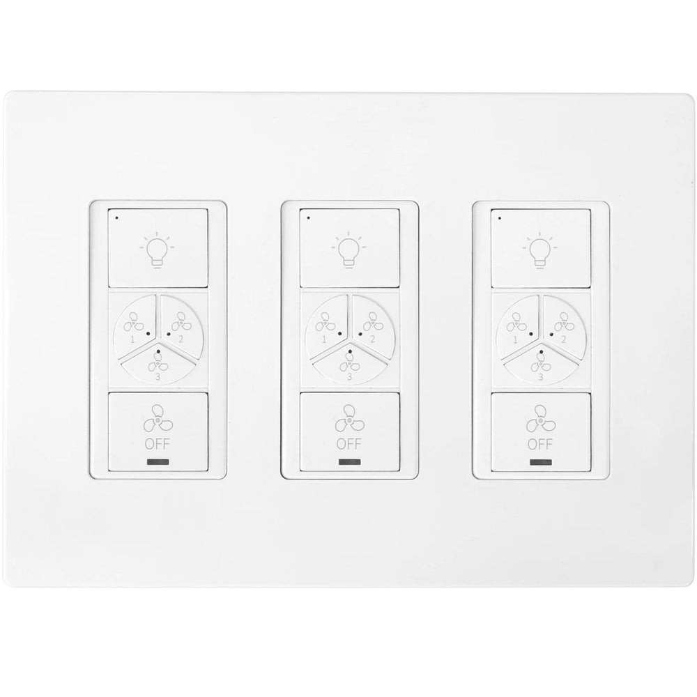 Pilot Smart Wall Switch For Ceiling Fans(3-Gang)