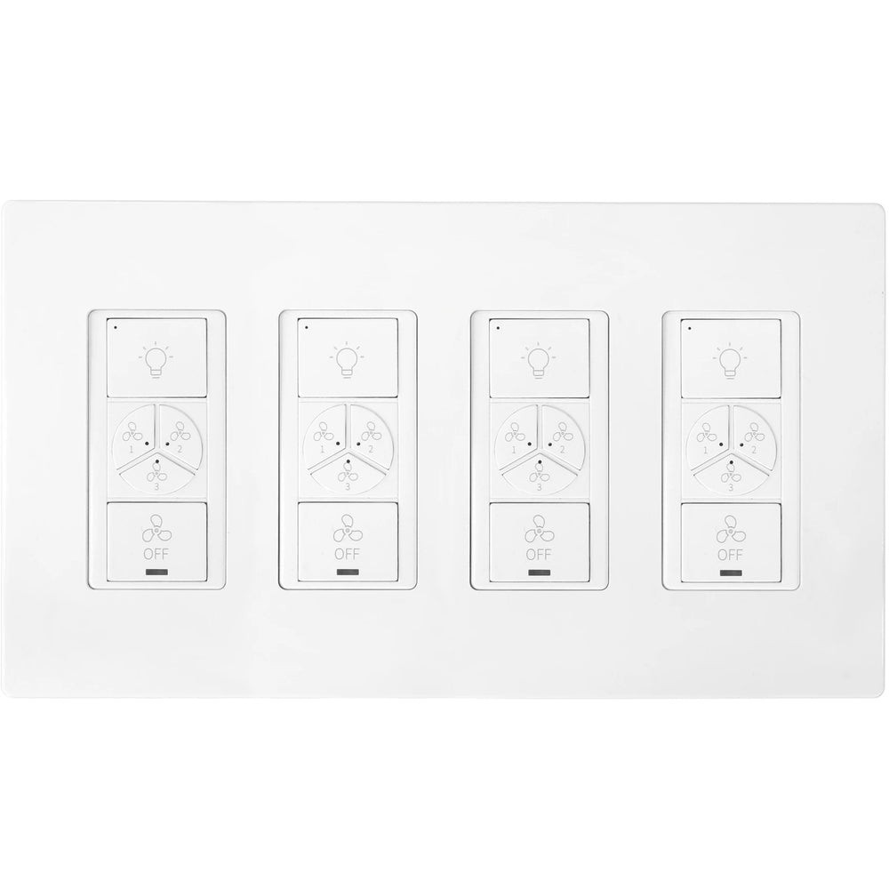 Pilot Smart Wall Switch For Ceiling Fans(4-Gang)
