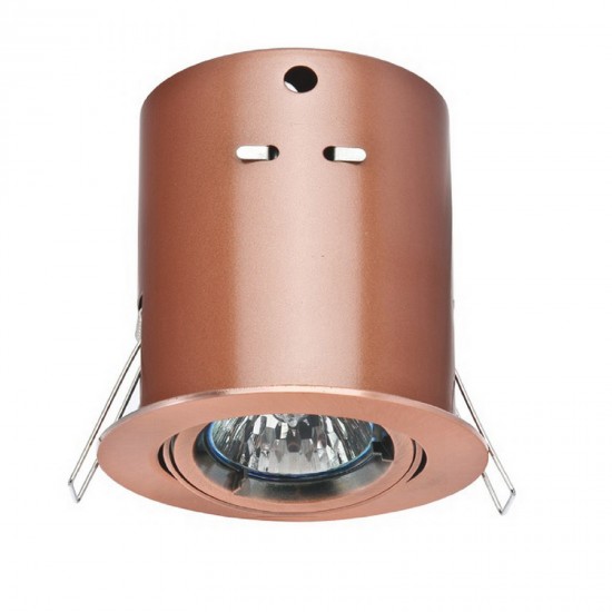 Copper bronze Metal Undercabinet light - Mini recess can