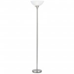 Brushed steel Metal Metal - Torchiere