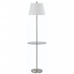 Brushed steel Metal Andros - Floor lamp, BO-2077GT-BS