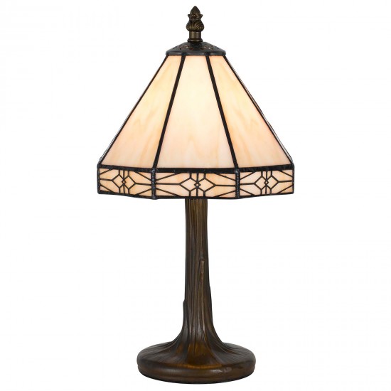 Antique brass Metal Tiffany - Accent lamp, BO-2385AC