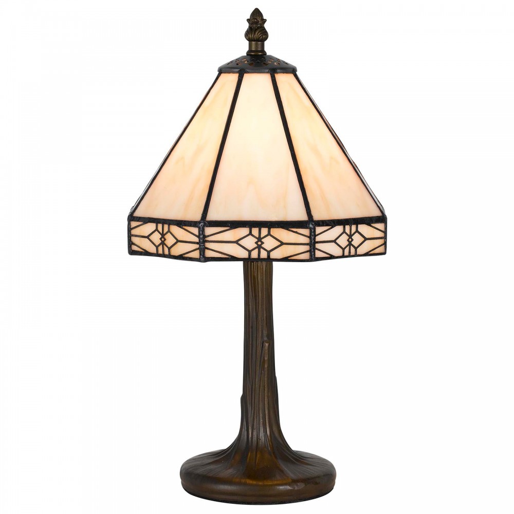 Antique brass Metal Tiffany - Accent lamp, BO-2385AC