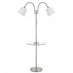 Brushed steel Metal Gail - Floor lamp, BO-2444GT-BS