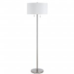 Brushed steel Metal Calais - Floor lamp