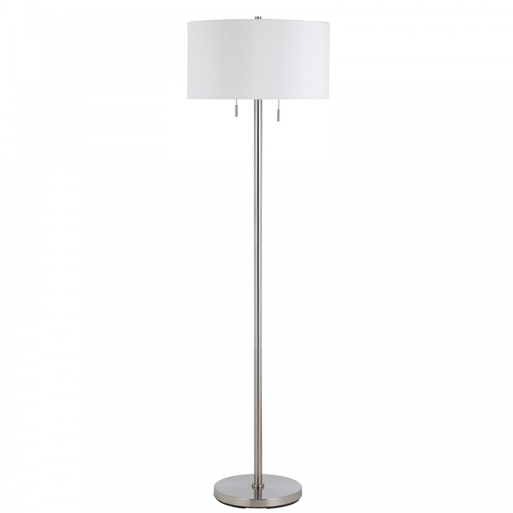 Brushed steel Metal Calais - Floor lamp