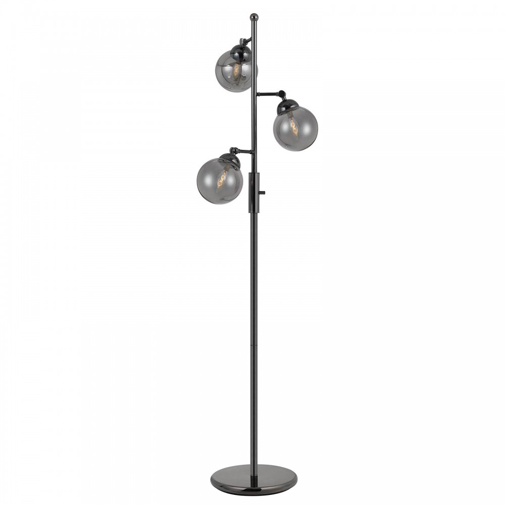 Gun metal Metal Prato - Floor lamp