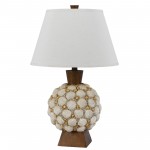 Off white Resin Seashell - Table lamp