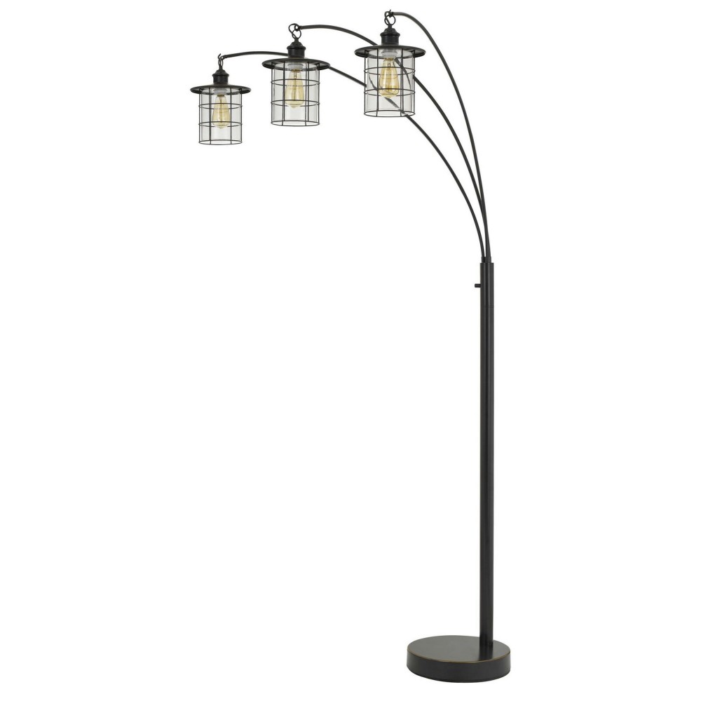 Dark bronze Metal Silveton - Arc floor lamp