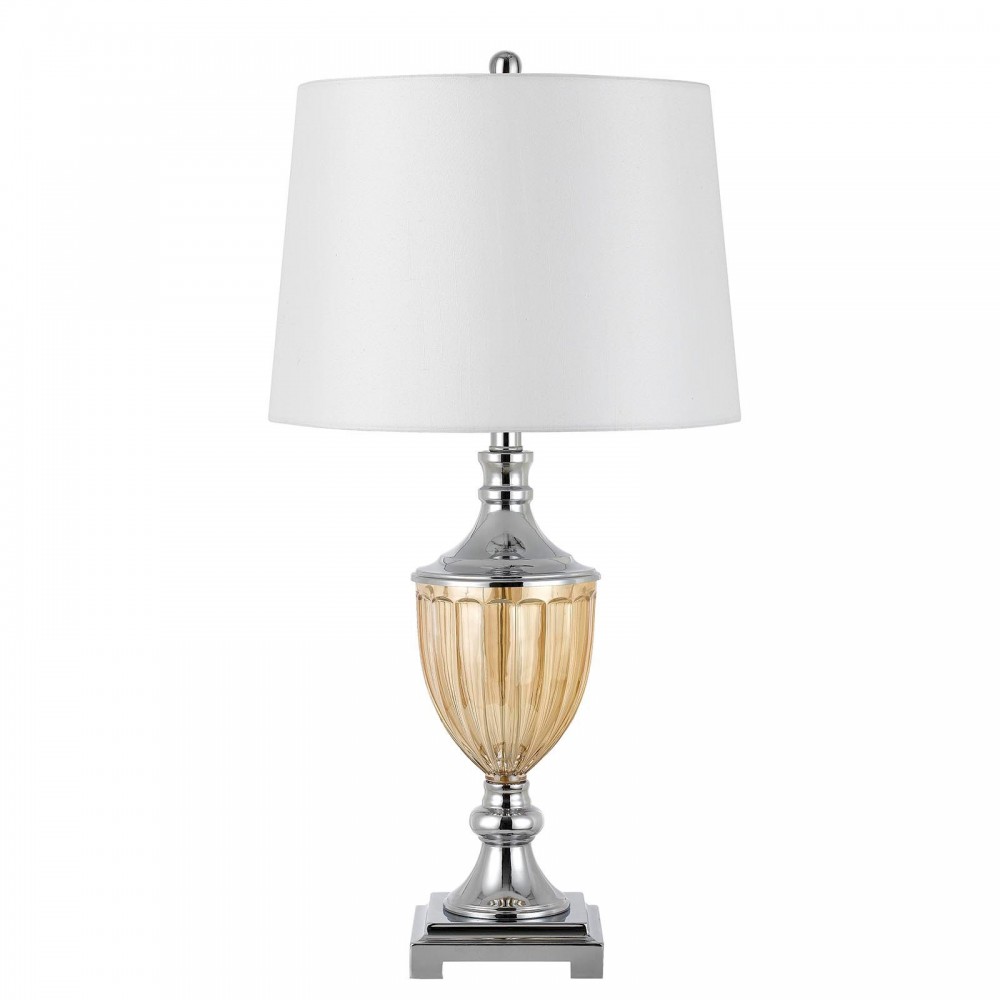 Chrome Metal Derby - Table lamp