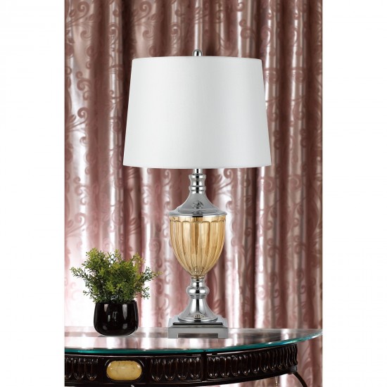 Chrome Metal Derby - Table lamp