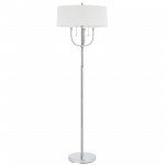 Chrome Metal Lesina - Floor lamp