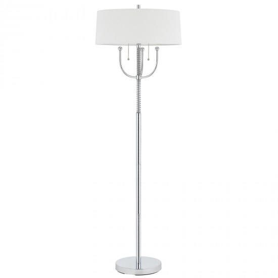 Chrome Metal Lesina - Floor lamp
