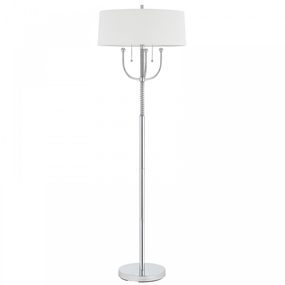 Chrome Metal Lesina - Floor lamp