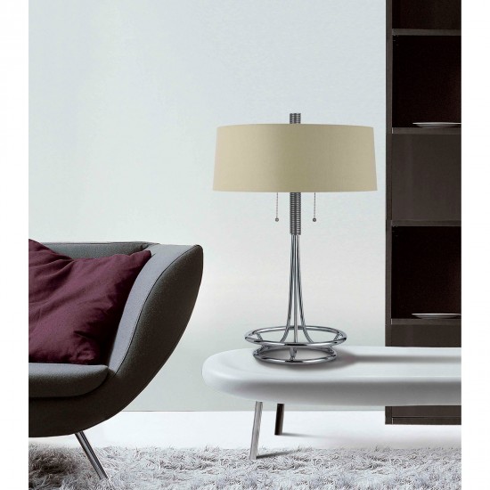 Chrome Metal Lecce - Table lamp