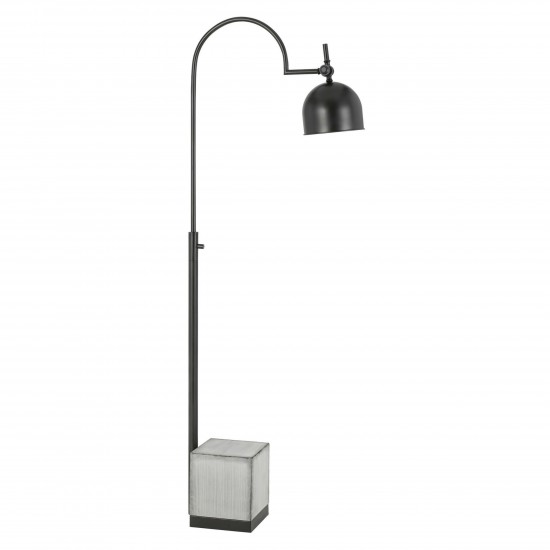 Black/cement Metal/cement Beaumont - Floor lamp