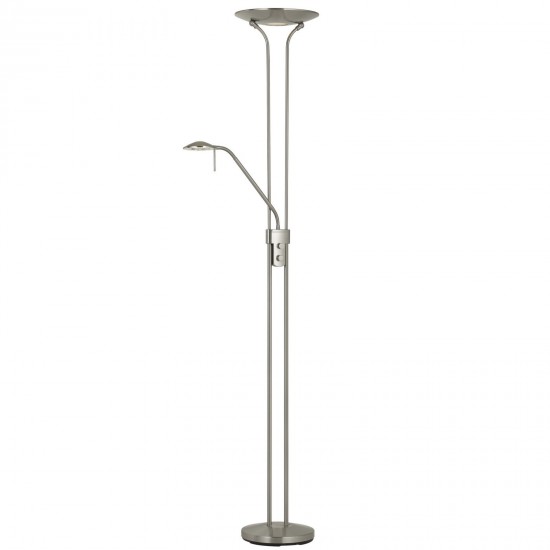 Brushed steel Metal Pavia - Torchiere