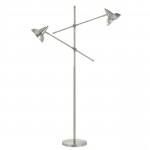 Brushed steel Metal Canterbury - Floor lamp