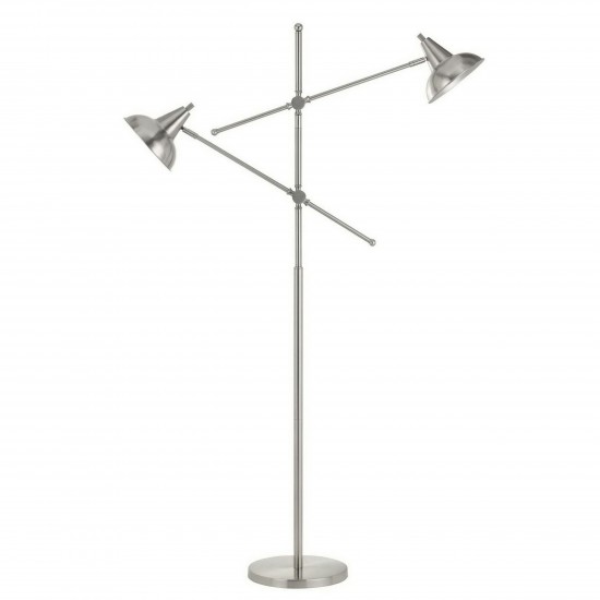 Brushed steel Metal Canterbury - Floor lamp