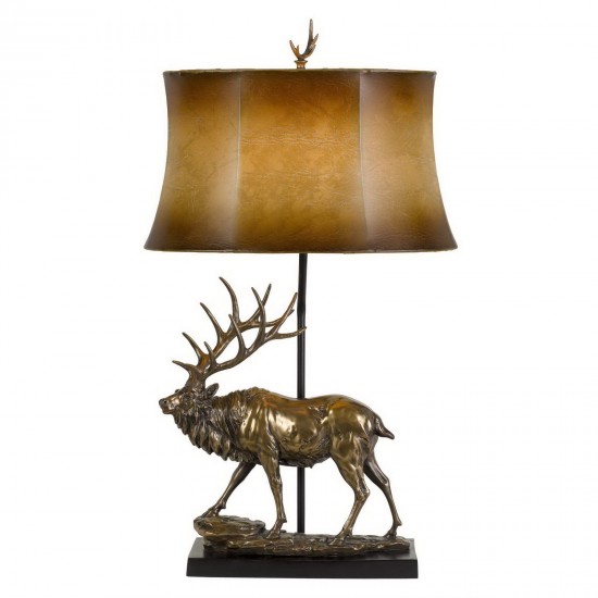 Antique bronze Resin Lodge - Table lamp