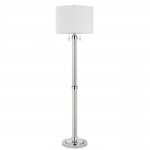 Chrome Metal/glass Montilla - Floor lamp