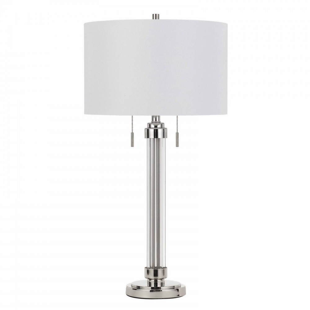Chrome Metal/glass Montilla - Table lamp