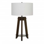 Walnut Wood/metal Bilzen - Table lamp