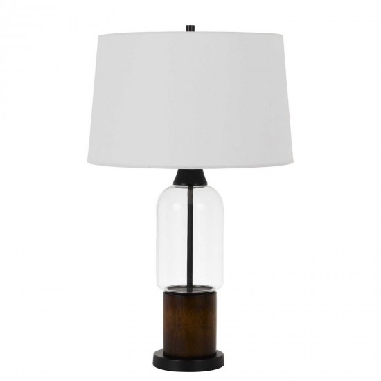 Wood Glass/pinewood Bron - Table lamp