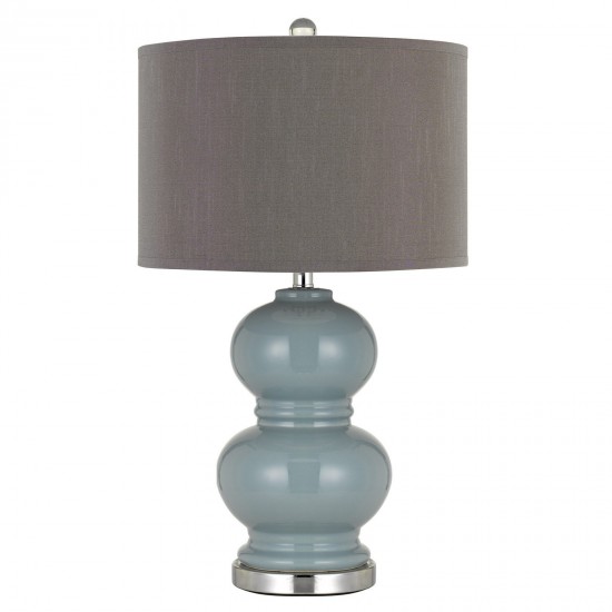 Slate blue Metal Bergamo - 2 pc.table lamp set