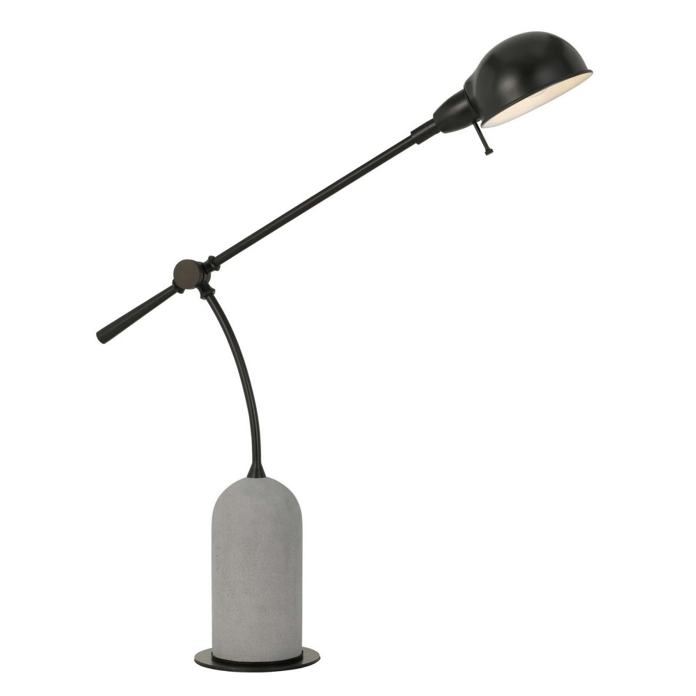 Black/cement Metal/cement Johnstone - Desk lamp